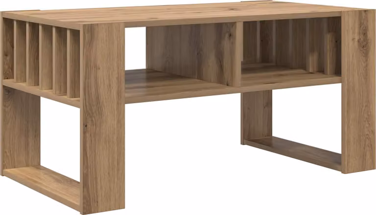 Tavolino da salotto Rovere artigianale 92 x 49,5 x 45 cm
