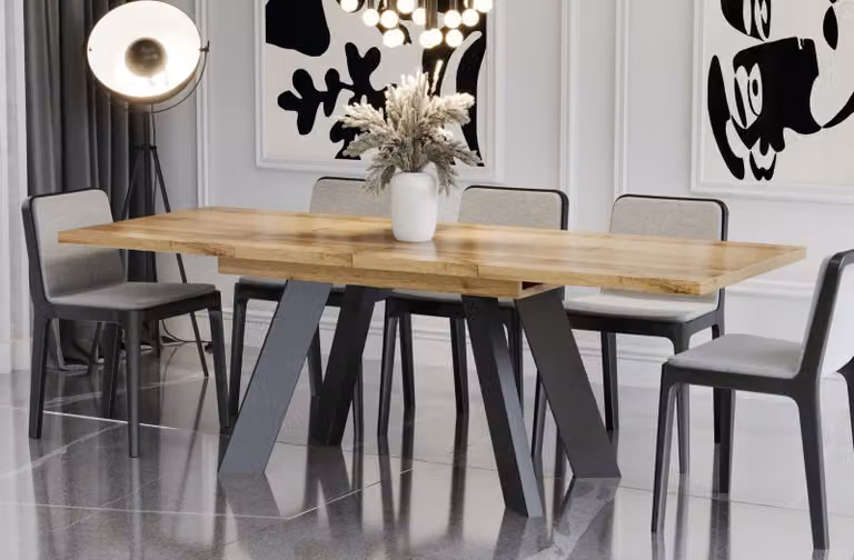 Tavolo pieghevole COMO 130(210)x80 rovere wotan