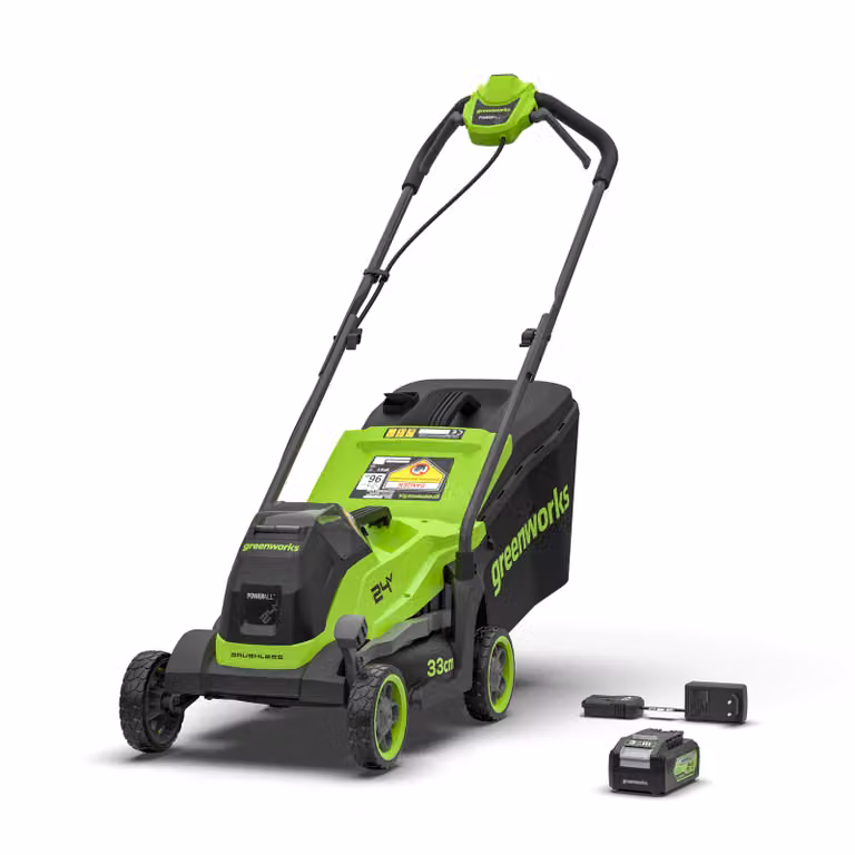 Greenworks POWERALL 24V Rasaerba 33cm Gen. II - Batteria 4Ah