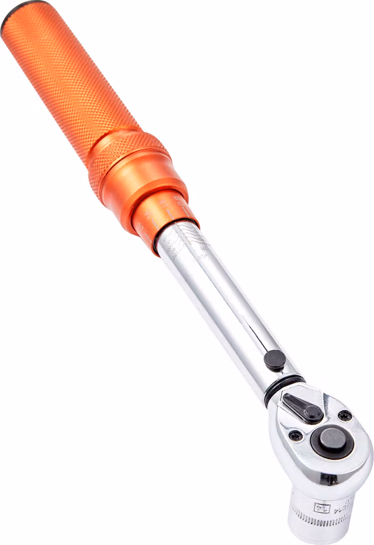 SucceBuy Chiave dinamometrica, azionamento da 1/4 di pollice, a scatto, 20-200 in.lb/3-23 Nm, regolabile in due direzioni, scala meccanica con due intervalli, set di chiavi con adattatori e barra di prolunga