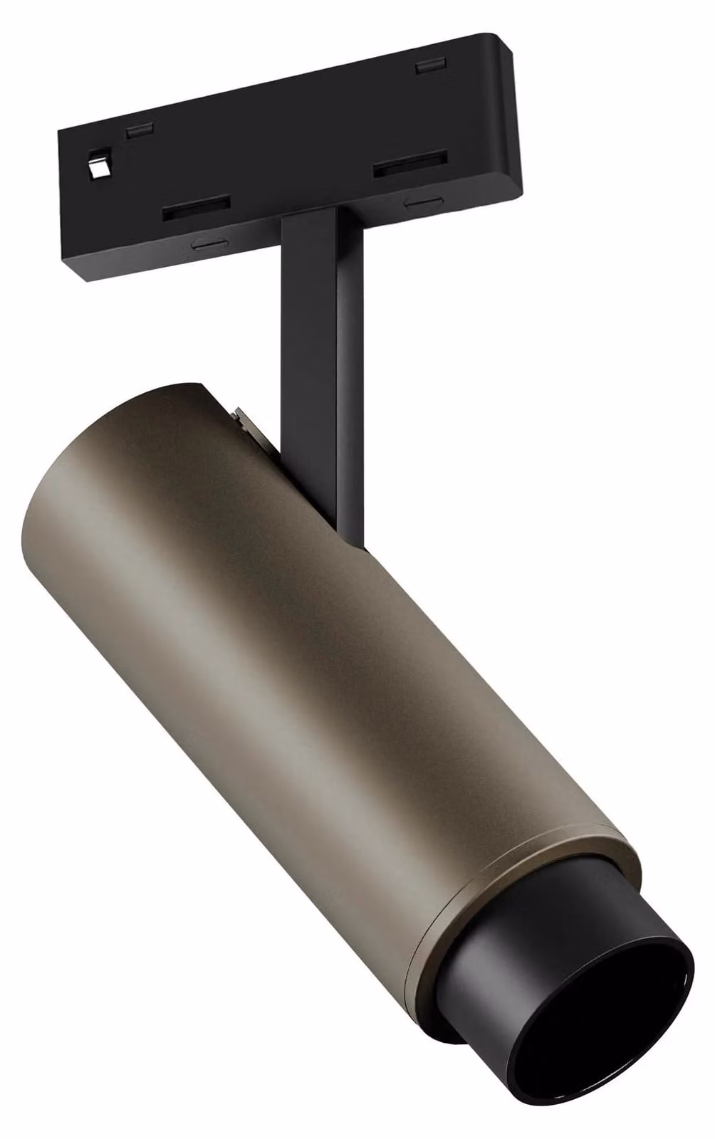 ARELUX XNET ADJ. MINI PROIETTORE per PROFILI CURVI, 7W, 48V DC, CRI 90, angolo di emissione 19-40°, UGR < 10 (a 19°), colore argento, temperatura di colore 3000K