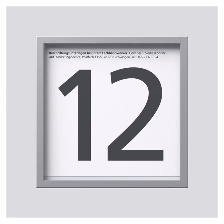 Modulo informativo Siedle IM 700-0 SM argento metallizzato (210012695-00)