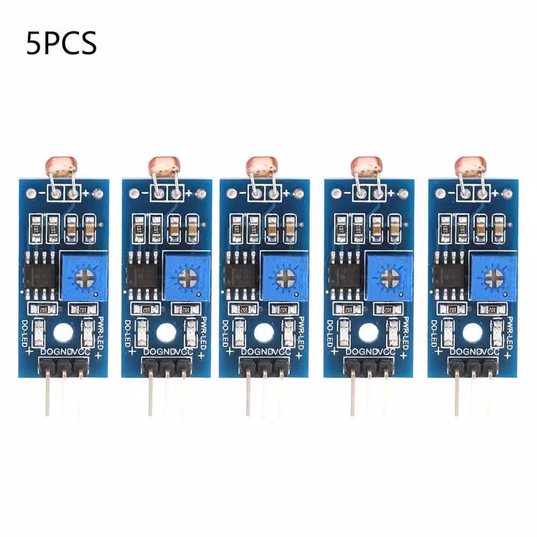 5 moduli fotosensori digitali per il rilevamento dell'intensità luminosa per robot Arduino Smart Car