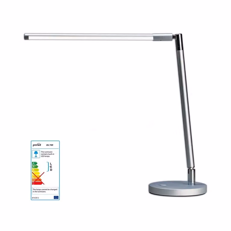 PROMED Lampada da tavolo a LED LTL-749 argento