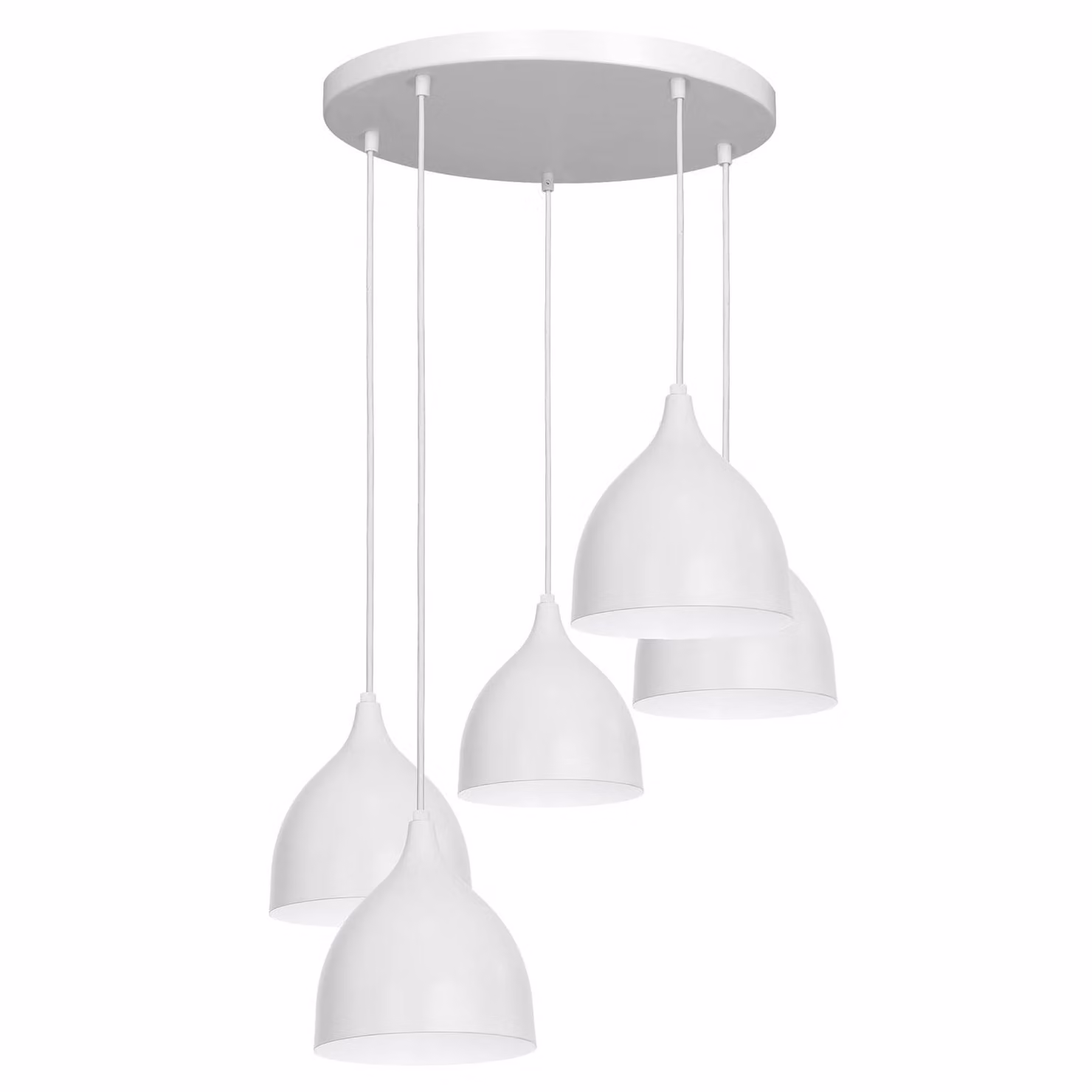 Lampada a sospensione Nanu Luminex, dimmerabile, Alluminio / Grigio / Zincato, Soggiorno / Sala da pranzo, Metallo, Lampada a sospensione