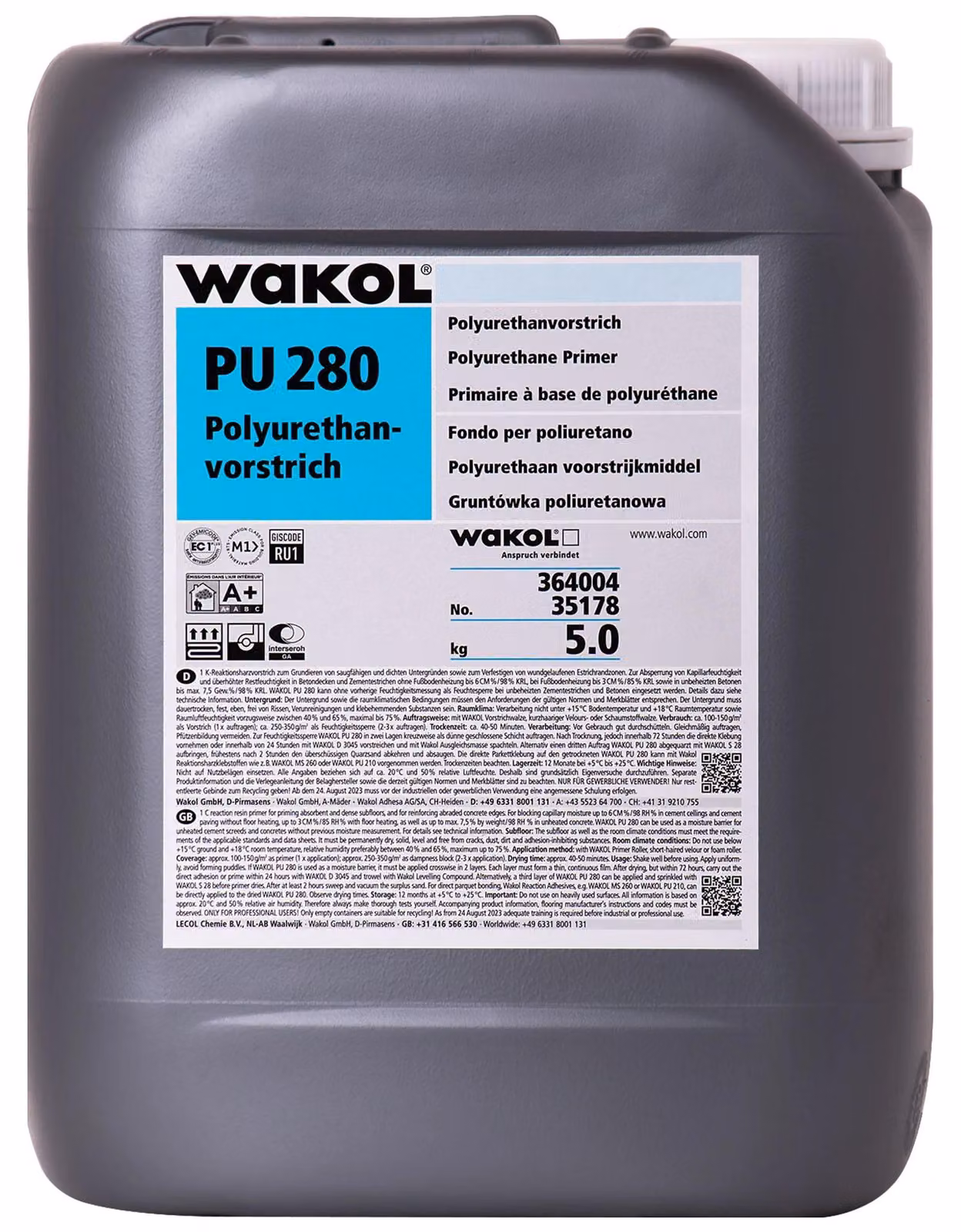 Primer poliuretanico, Primer PU, Primer per pavimenti, 5kg