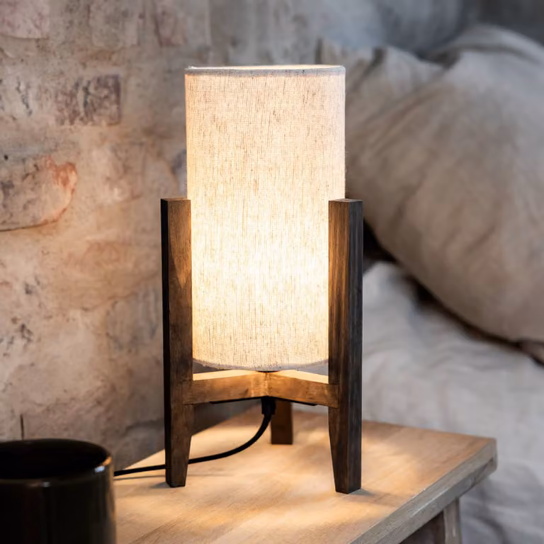 Markslöjd Lampada da tavolo Eruca, Legno scuro, Soggiorno / Sala da pranzo, Legno, Scandinavo, Lampada da tavolo