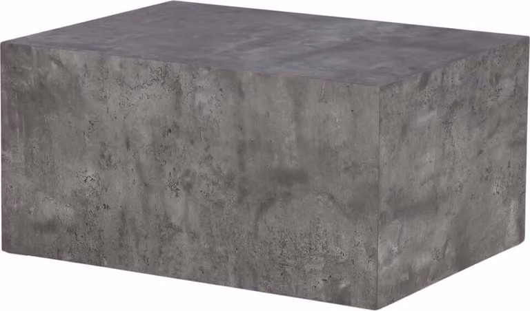 FURNLUX Tavolino York Grigio Scuro 60cm / Hauptfarbe: Grau / Dimensioni: 60 x 80 x 40 cm