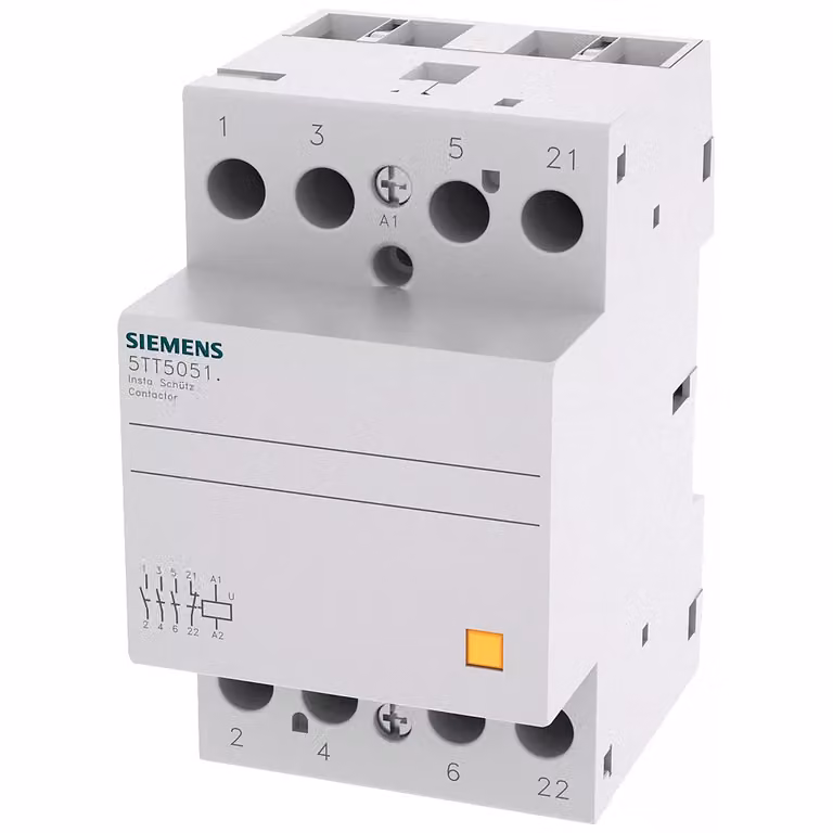 SIEMENS 5TT58510 INSTA Contattore 5TT5851-0 3N+1A per 230 V CA 400 V 63 A Comando
