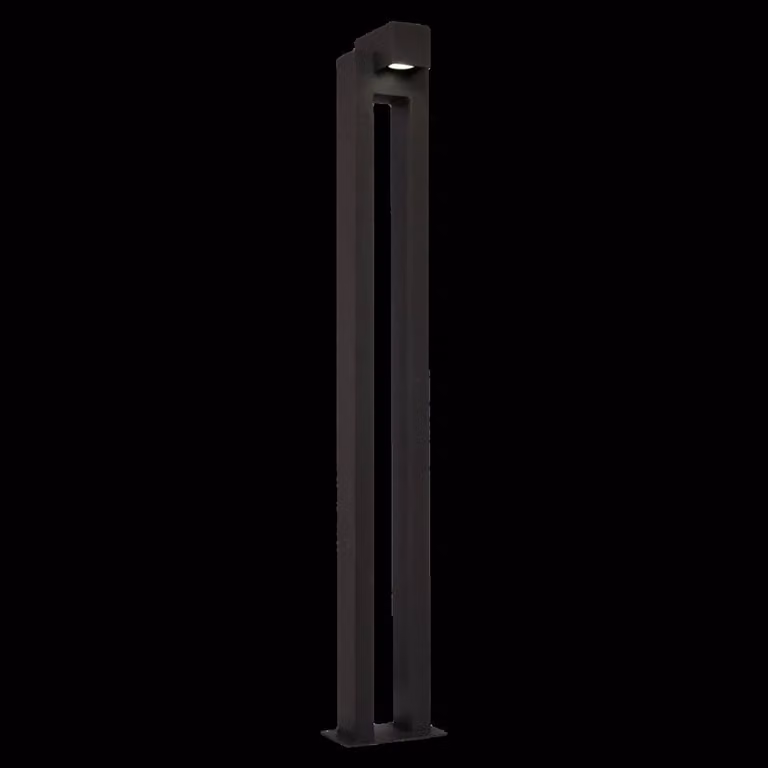 Lampada da percorso a LED ROCS LED/3W, IP44, grigio scuro L: 120, H: 1000