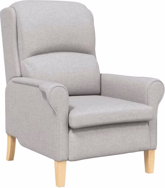 Poltrona | Sedia Relax Grigio nuvola Tessuto