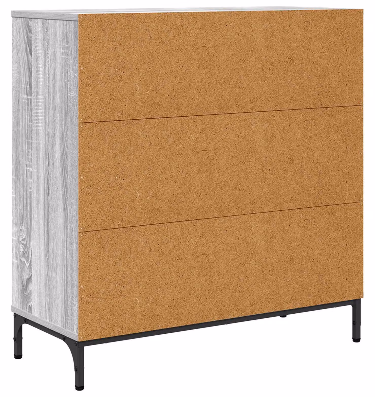 Credenza Grigio Sonoma 79,5 x 33 x 82 cm Legno multistrato