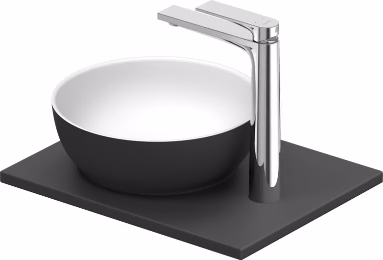 Set de lavabos Duravit Sivida rond avec console 410x330x123mm, 268022FI00, 268022FI00