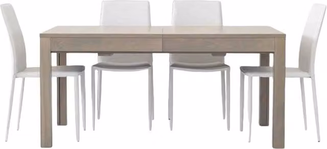 Tavolo moderno allungabile Mobili 2G in rovere grigio L: 160 cm, P: 90 cm, H: 76 cm