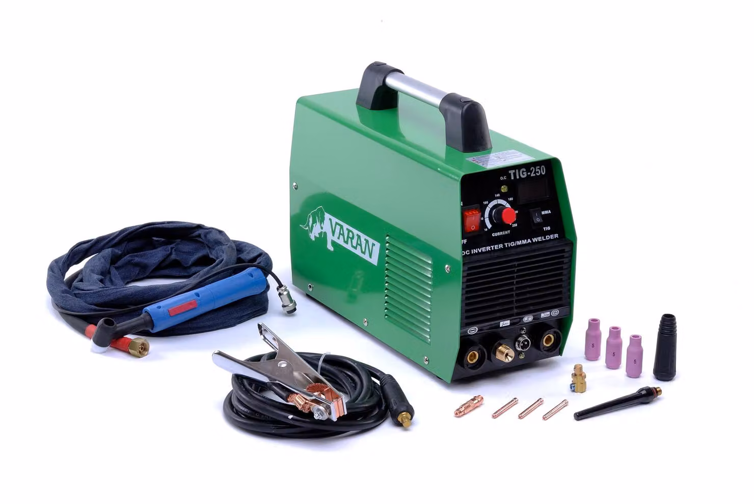 Varan Motors - var-tig250s saldatrice TIG, inverter portatile + ARC 250 Ampere + accessori