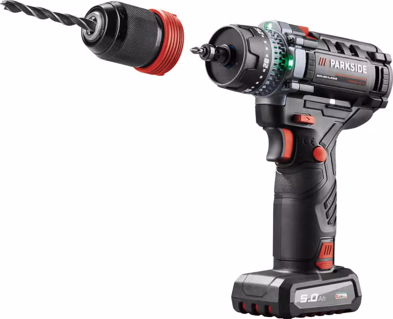 PARKSIDE PERFORMANCE® Set iniziale trapano avvitatore a batteria da 12 V «PPBSSA 12 A1», con batteria e caricabatterie