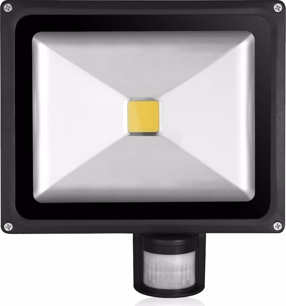 Greenmigo 30W LED Faretto Floodlight + Rilevatore di movimento Bianco caldo Bianco caldo Illuminazione di oggetti Faretto da parete Proiettore Luce diffusa Faretto da esterno Lampada da giardino IP65 85V-265V