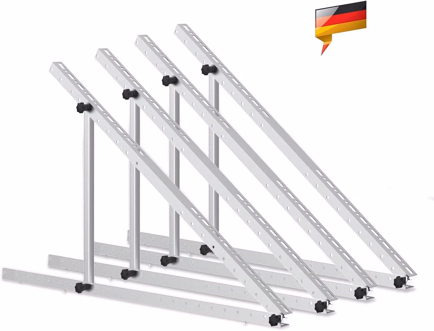 2 coppie 114 cm staffa pannello solare tetto piatto modulo solare balcone centrale elettrica staffa per i supporti del tetto, moduli solari modulo Pv