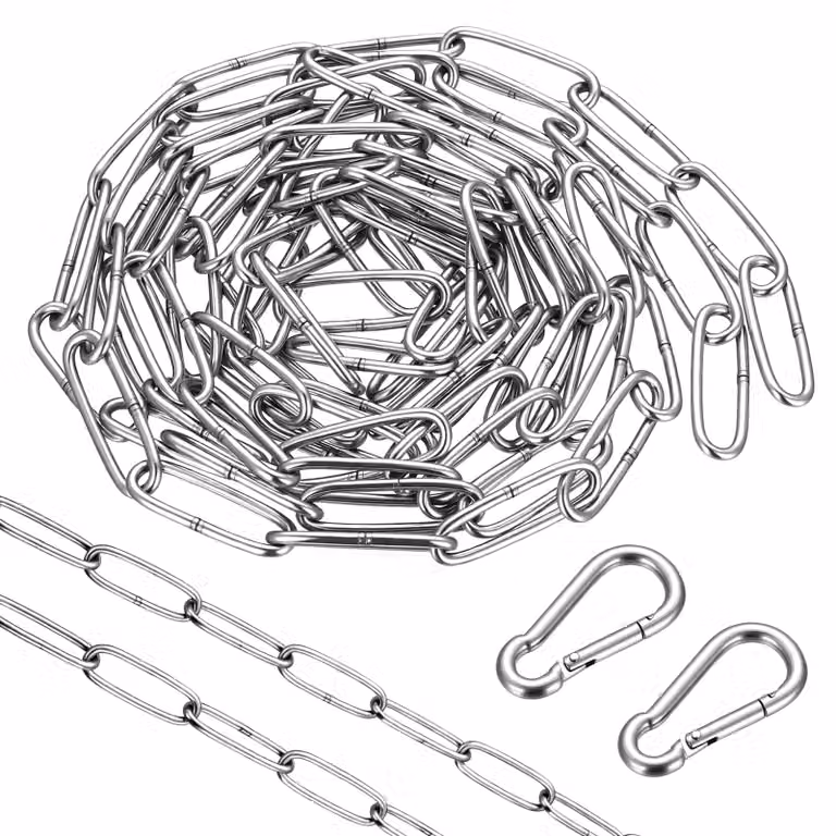 Catena a maglie, 2,7 mm x 3 metri, acciaio inossidabile 304, resistente alla corrosione