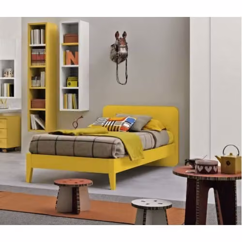 Letto singolo semplice legno Colombini Casa - Poldo