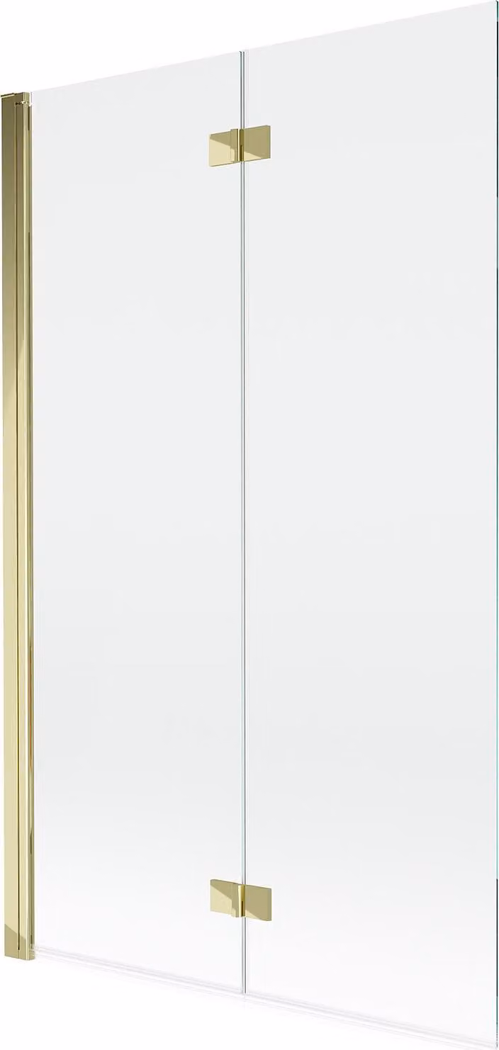 Mexen Mist paratia doccia 2-ante sinistra 110 x 150 cm, trasparente, oro - 8A9-110-002-50-00-L