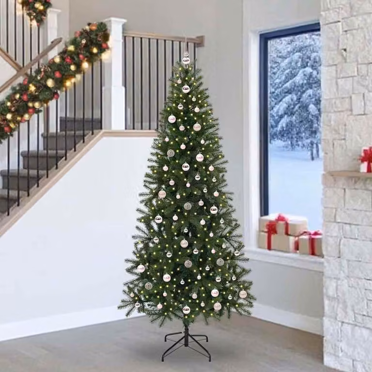 Maison Exclusive - Albero di Natale artificiale, verde, 240 cm, realizzato in PE e PVC