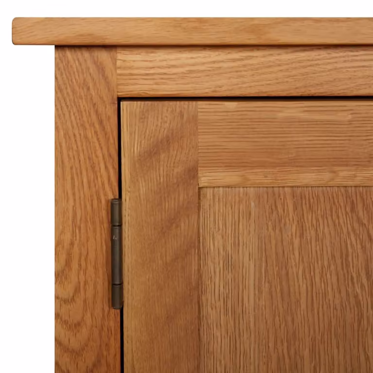 vidaXL Mobile da cucina 70x35x75 cm in legno massello di rovere