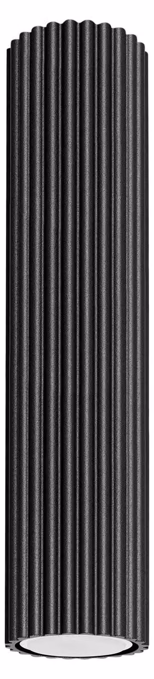 Lampada da soffitto KARBON 30 nero 1xGU10 10W alluminio 30x6.5x6.5cm Sollux Lighting