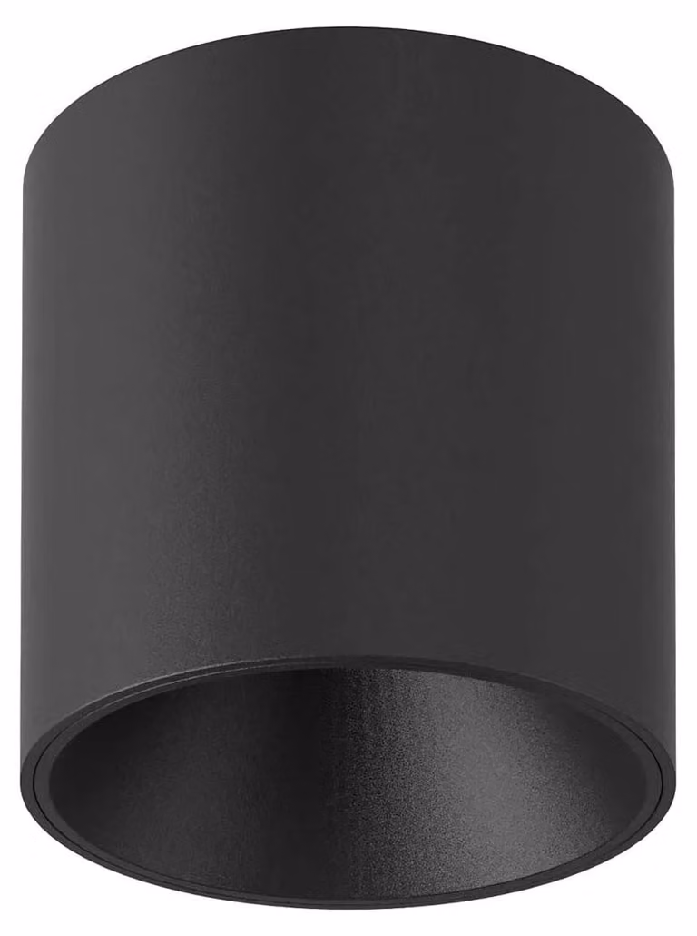 XPILAR SURF. RND. LAMPADA DA SOFFITTO LED TRIAC 15W 220-240V AC, indice di resa cromatica (CRI) 90, angolo di emissione 36 gradi, finitura nera (SBK) - temperatura di colore 2700K