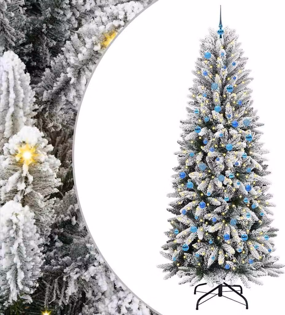 Albero di Natale artificiale con 300 LED Bianco 240 cm