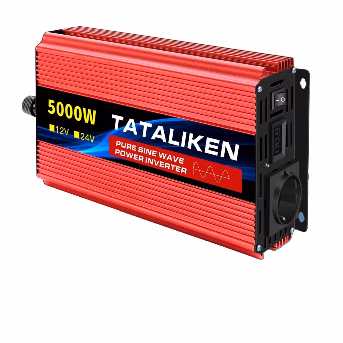 Inverter a onda sinusoidale pura, uscita 220V, livelli di potenza multipli, 12V 5000W 50HZ EU