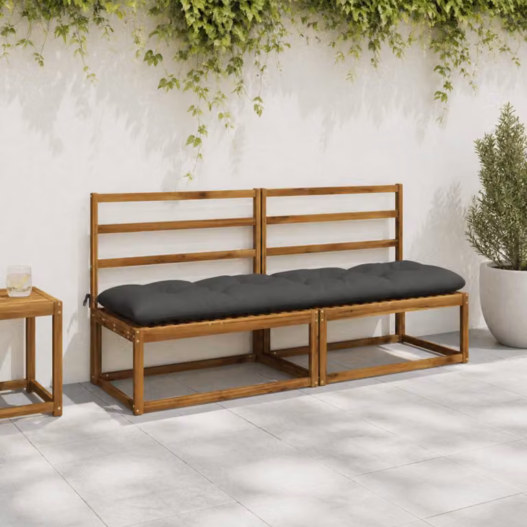 vidaXL Cuscini per Panchina VIANEN 2 pz 100% Poliestere Antracite