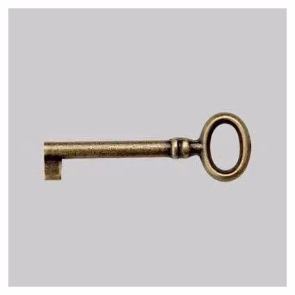 CHIAVE PER MOBILI '33718' 24x69 mm - Ottone antico