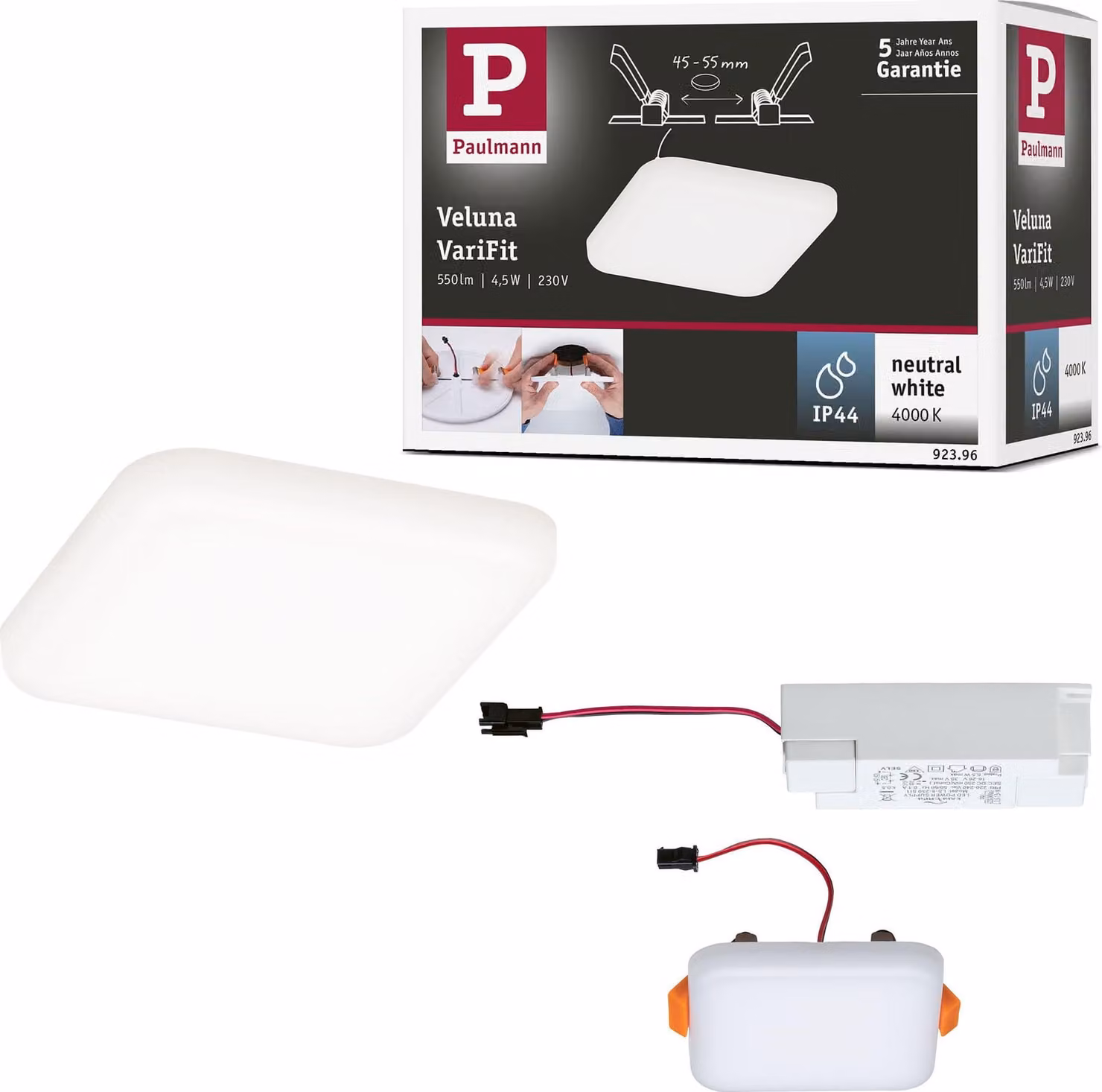Paulmann VariFit LED pannello da incasso Veluna
