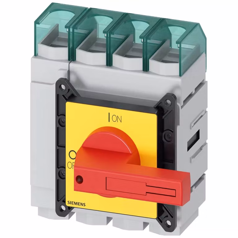 Siemens SENTRON, sezionatore 3LD5 UL, interruttore di arresto di emergenza, a 4 poli, omologato 3LD54200TL13