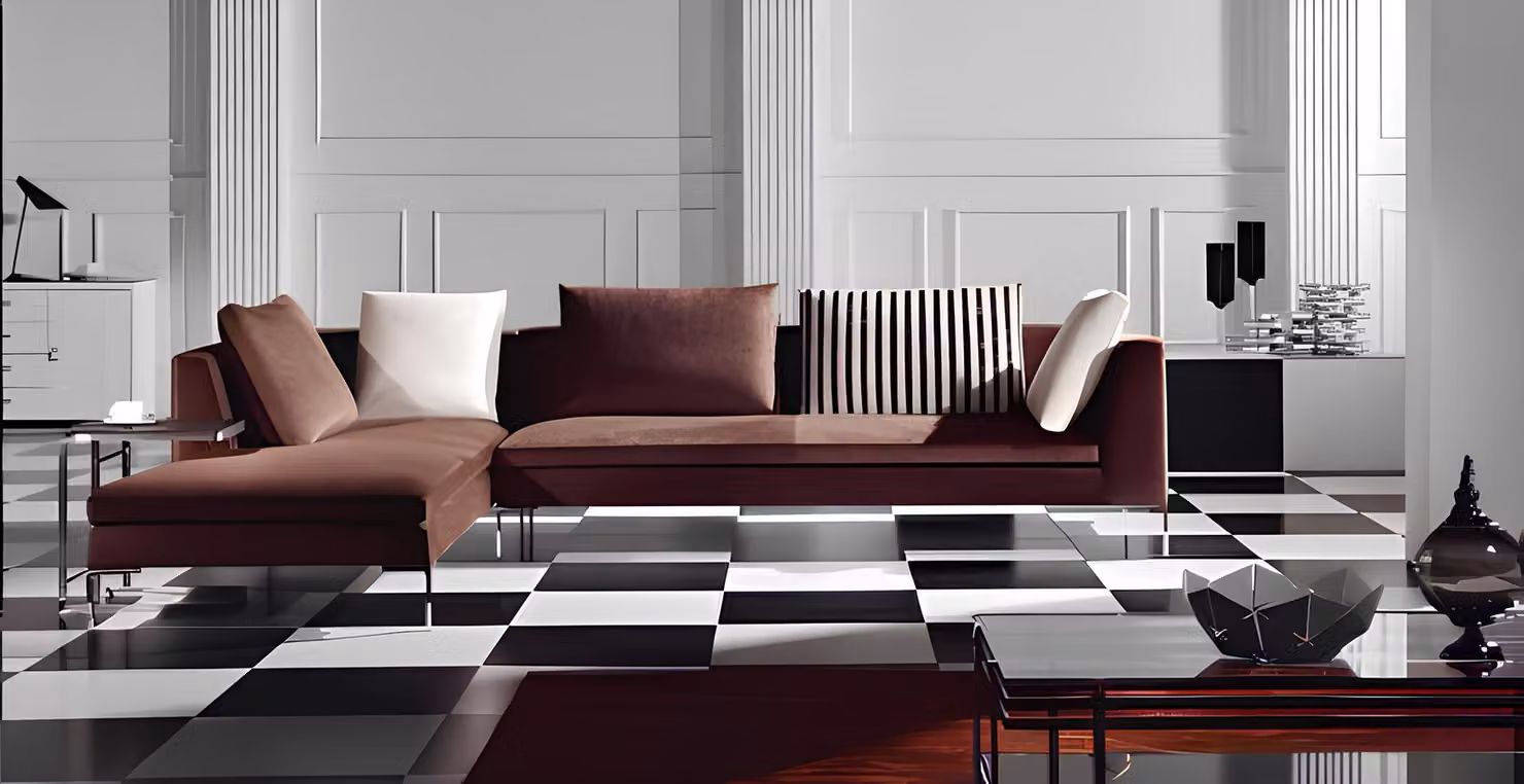 Couch Wohnlandschaft Eck Garnitur Design Modern Sofa L-Form Stoffsofas