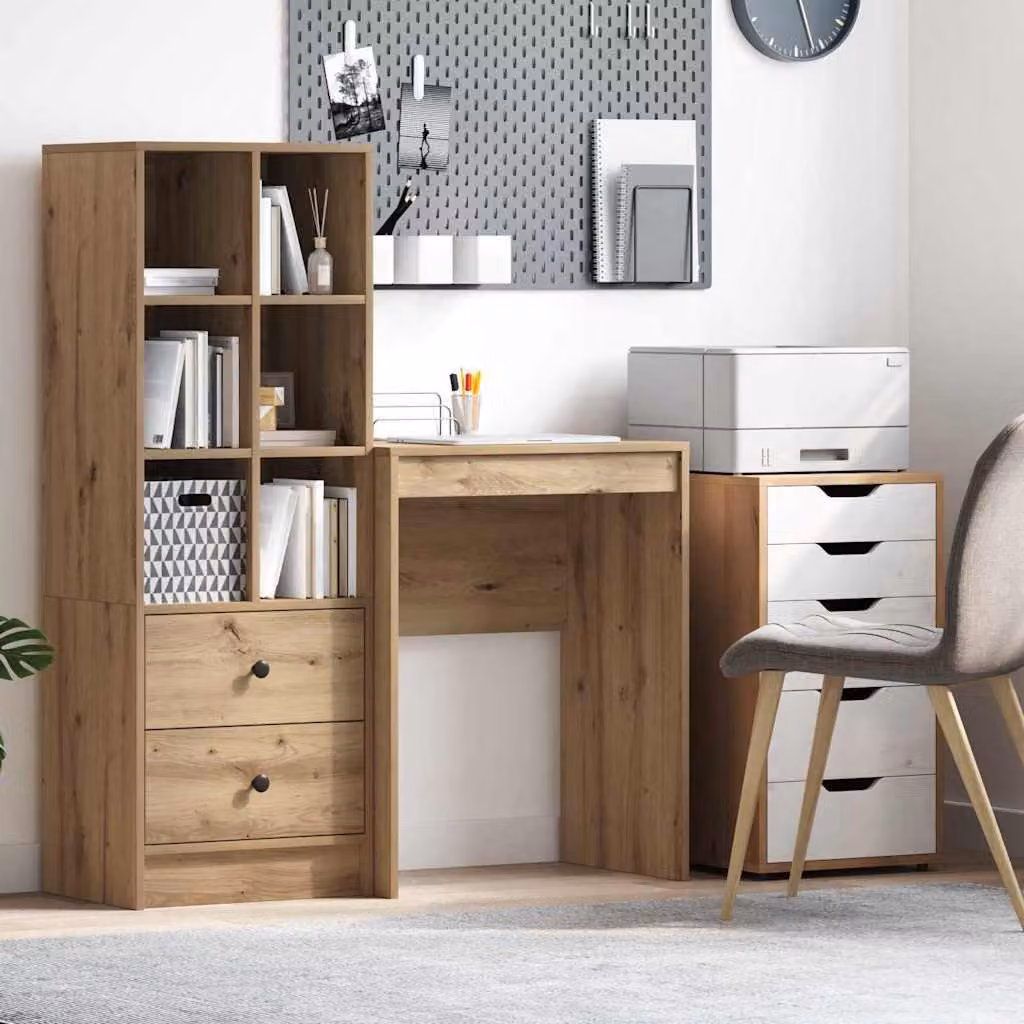Maison Exclusive - Scrivania in rovere artigianale 60 x 40 x 76 cm