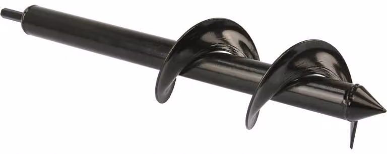 LUXTOM | Trivella da giardino, 8x25 cm, per trapano, attrezzo da scavo, trivella da giardino