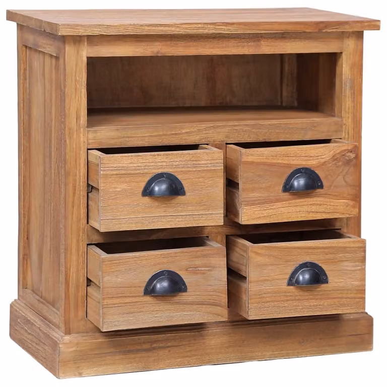 Credenza 60x30x60 cm in Legno Massello di Teak