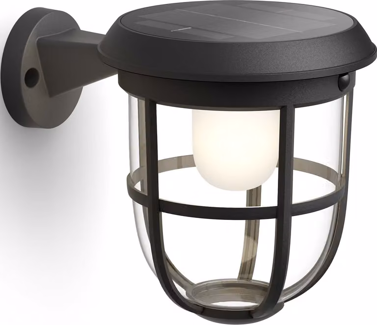 Applique solare a LED Philips 8720169267176 Radii IP44 250 lm 3000 K con sensore di movimento