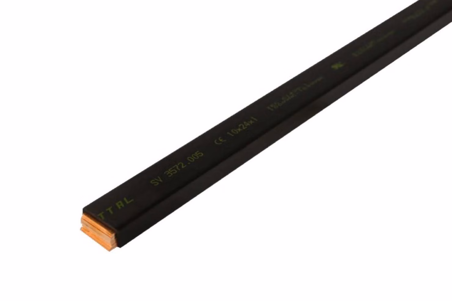 Rittal Lamellierte Kupferschiene 10x24 mm (10x24x1 mm), L=2