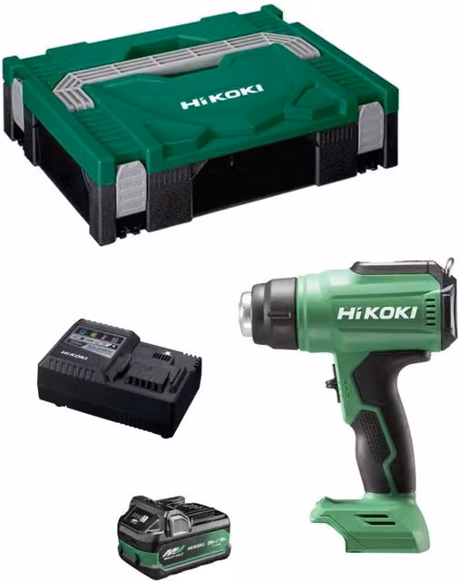 Pistola Termica HiKOKI RH18DAA1X Verde con Batteria Ricaricabile e Valigetta HSC I