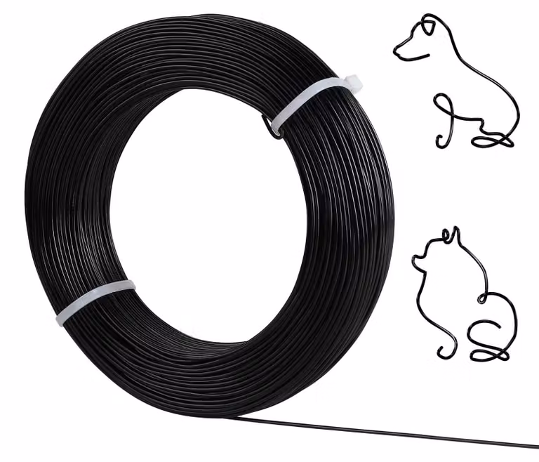 Solidchoice - Filo di alluminio flessibile per lavori manuali, 1,5 mm - 100 metri