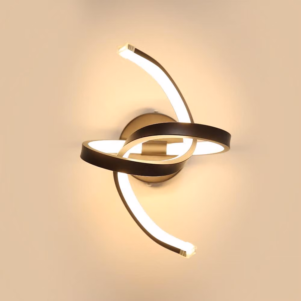 Lampada da parete LED Osairous, 20W, realizzata in acrilico, illuminazione da parete moderna per corridoio, scala, ingresso, camera da letto, luce bianca calda 3000K