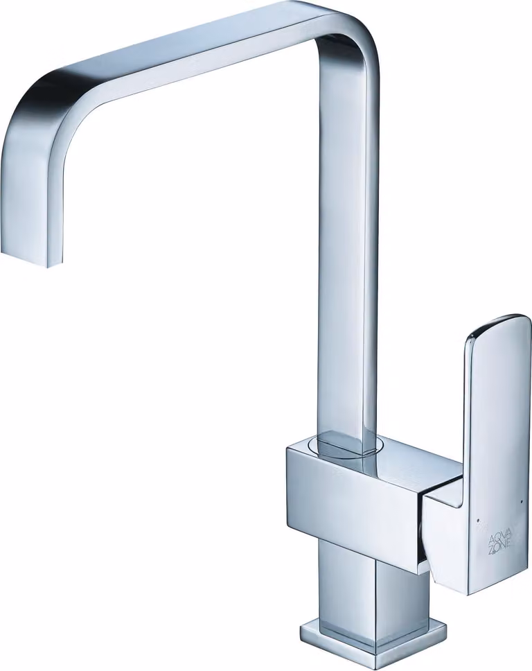 Beitz & Walz AQVADESIGN Spültisch-Ehm. Hebel seitlich eckig, chrom