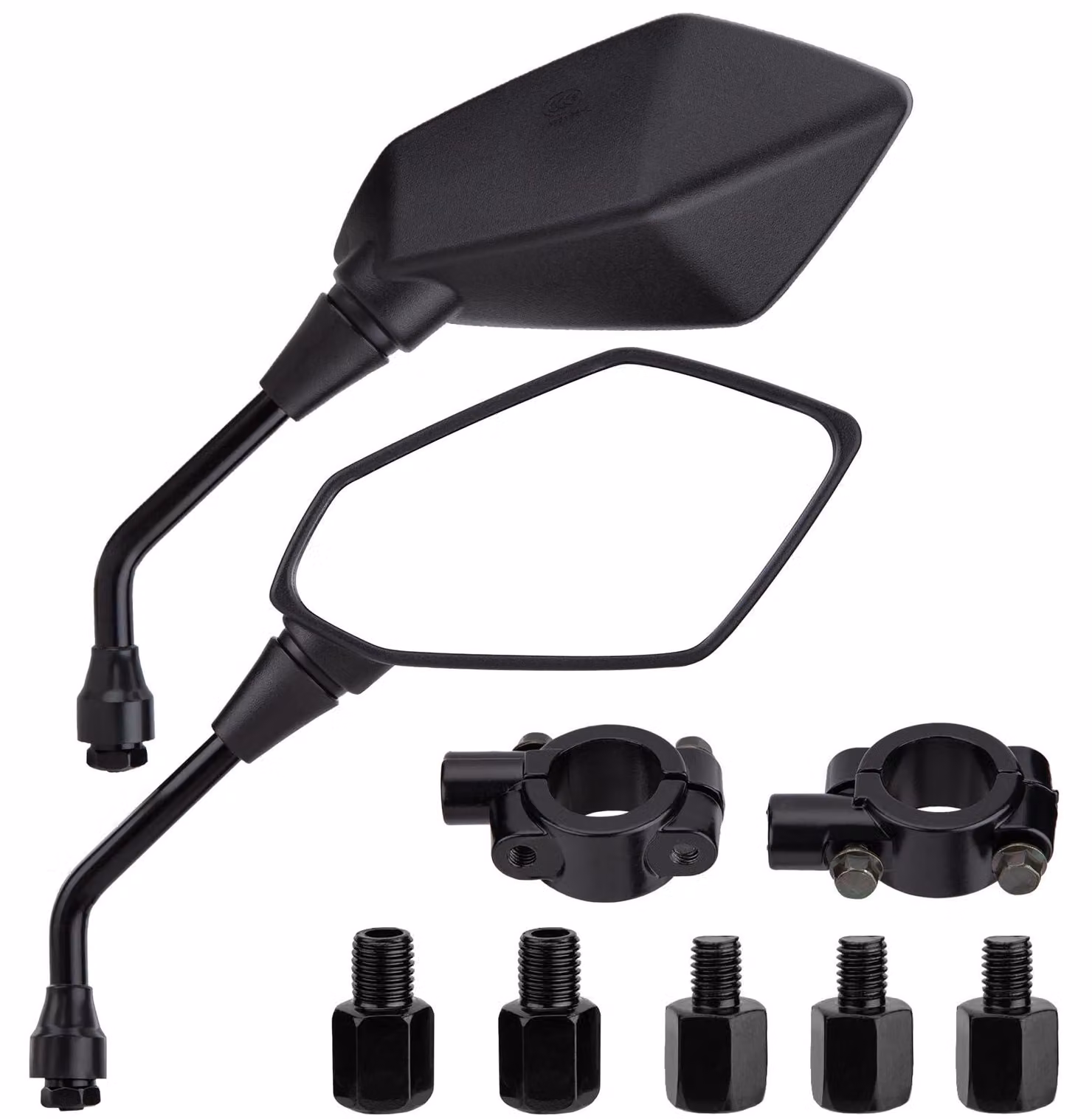 Specchietti per motocicletta, 1 paio, specchietti universali per manubrio