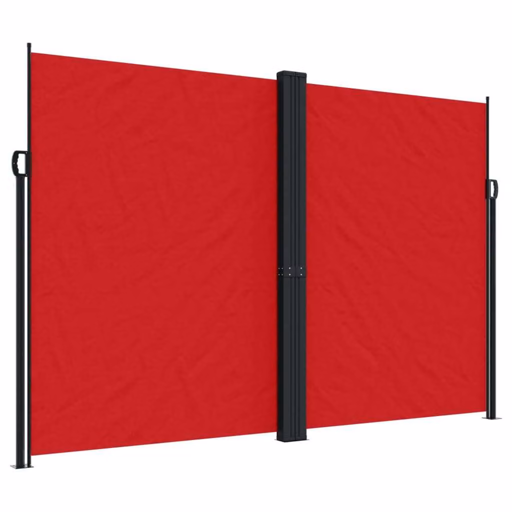 Tenda da Sole Laterale Retrattile Rossa 220x1000 cm
