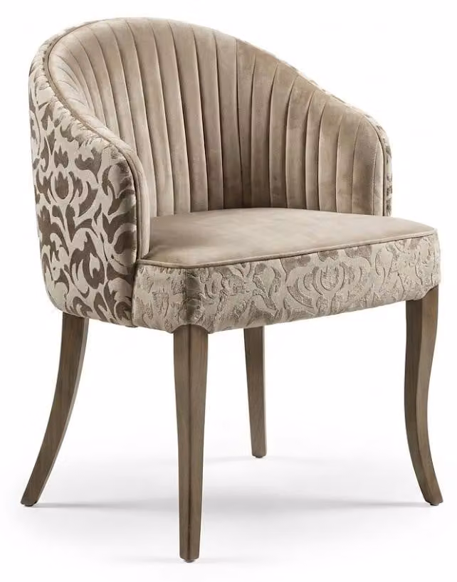 Sedia moderna, dal design elegante e con imbottitura confortevole
