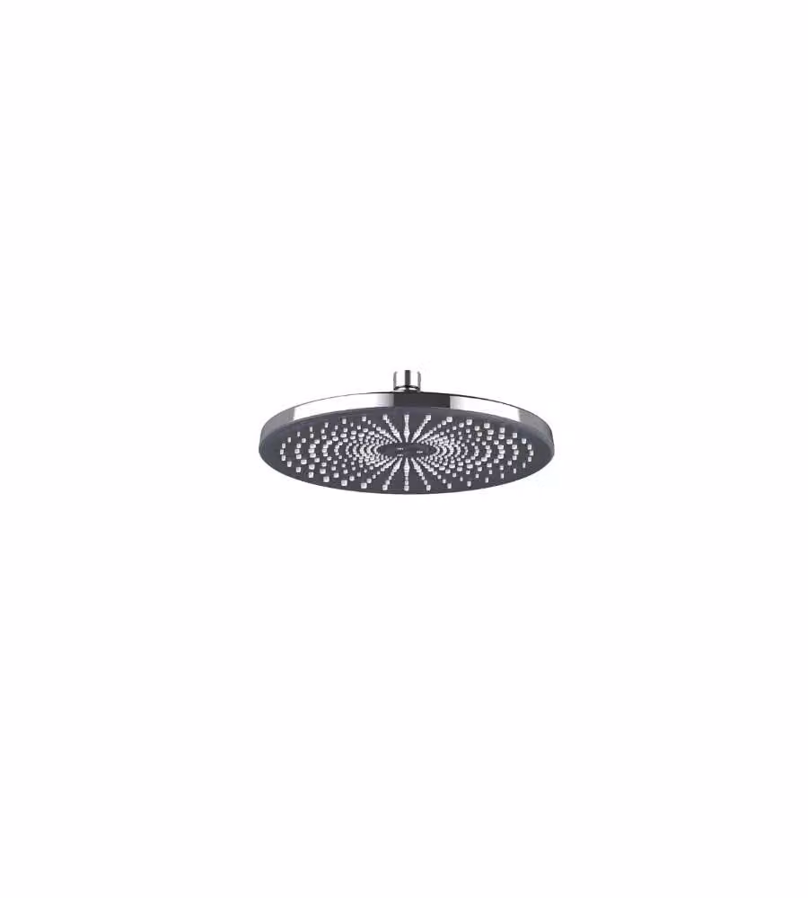 Idrobric Soffione Vortex diametro 25Cm Con Faccia Nera 1 Funzione
