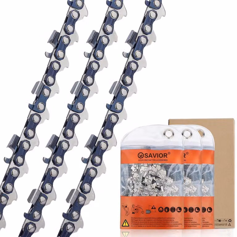 Omgoods - 3 catene per motosega per guide da 15 pollici